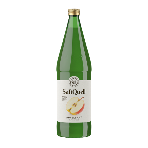 SaftQuell Apfelsaft naturtr&uuml;b 1,0 l