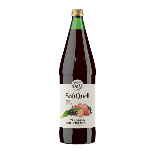 SaftQuell Trauben-Holundersaft 1 l