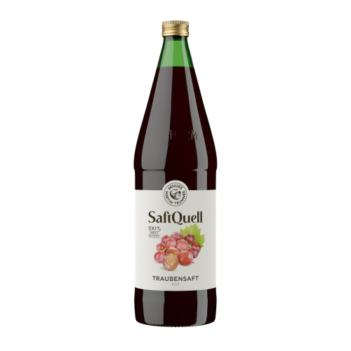 SaftQuell Traubensaft rot 1,0 l