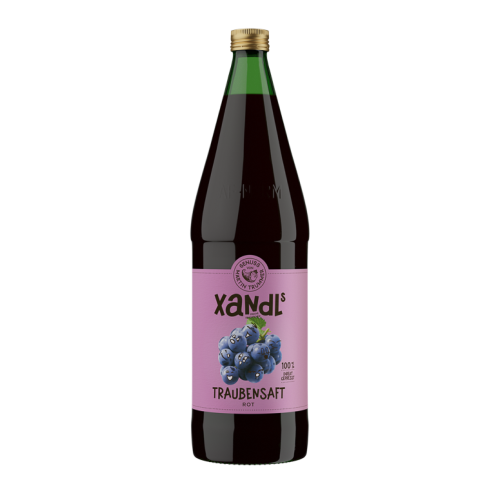 Xandl's Traubensaft rot 1,0 l